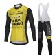 Wielershirt Lange Mouw en Lange Koersbroek 2018 LottoNL-Jumbo M001
