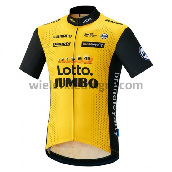 Wielershirt 2018 LottoNL-Jumbo M001