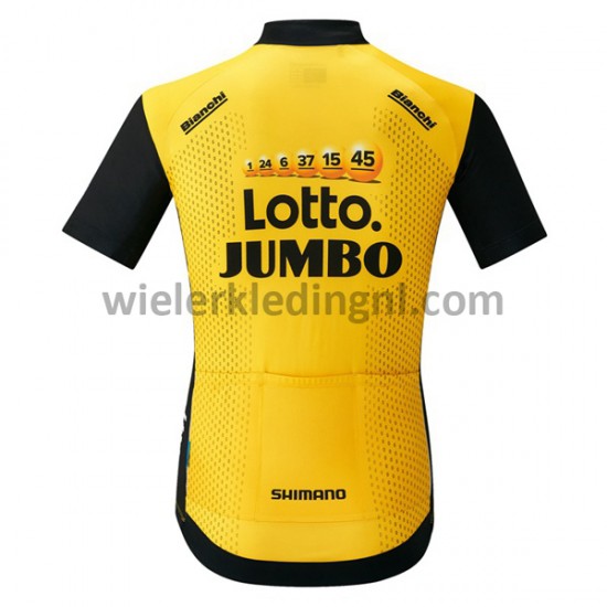 Wielershirt 2018 LottoNL-Jumbo M001