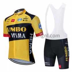 Wielershirt en Kort Koersbroek 2020 Team Jumbo–Visma M001