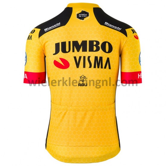 Wielershirt en Kort Koersbroek 2020 Team Jumbo–Visma M001