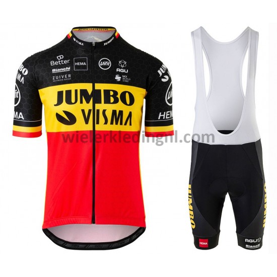 Wielershirt en Kort Koersbroek 2020 Team Jumbo–Visma M002