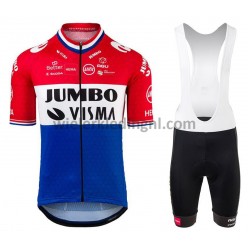 Wielershirt en Kort Koersbroek 2021 Team Jumbo-Visma M004
