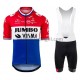 Wielershirt en Kort Koersbroek 2021 Team Jumbo-Visma M004