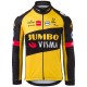 Lange Mouw Wielershirt 2021 Team Jumbo-Visma M005