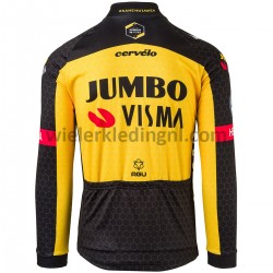 Lange Mouw Wielershirt 2021 Team Jumbo-Visma M005