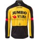 Lange Mouw Wielershirt 2021 Team Jumbo-Visma M005