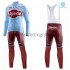 Wielershirt Lange Mouw en Lange Koersbroek 2019 Team Katusha Alpecin Winter M001