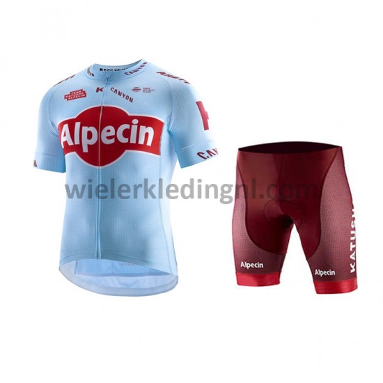 Wielershirt en Kort Fietsbroek 2019 Team Katusha Alpecin M001