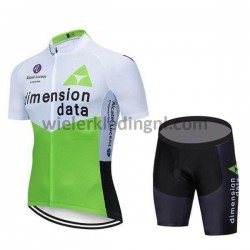 Wielershirt en Kort Fietsbroek 2019 Dimension Data M001