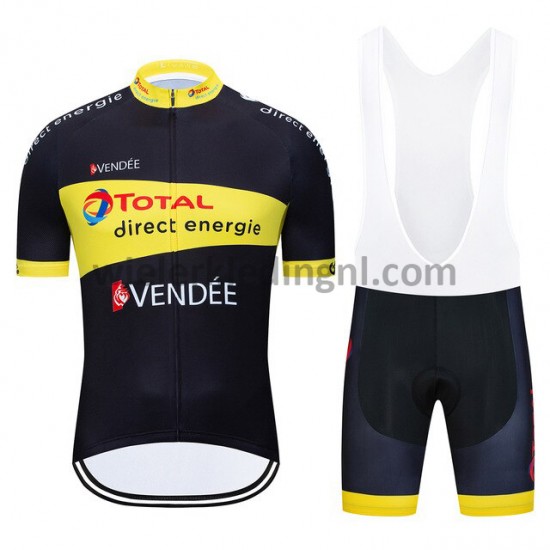 Wielershirt en Kort Koersbroek 2020 Total Direct Energie M003