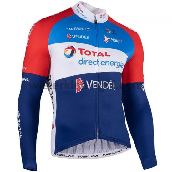 Lange Mouw Wielershirt 2021 Team TotalEnergies M001