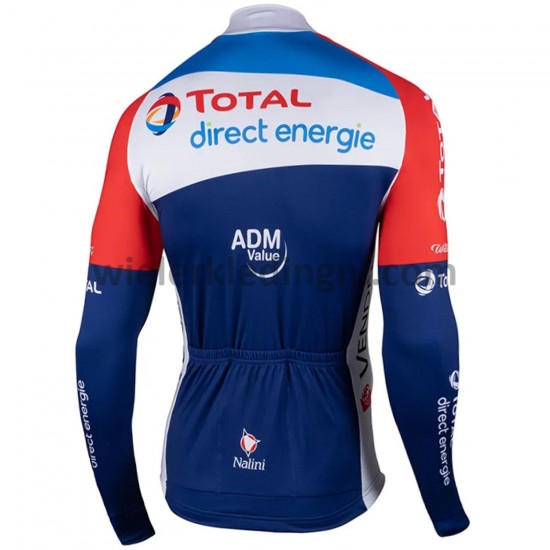 Lange Mouw Wielershirt 2021 Team TotalEnergies M001