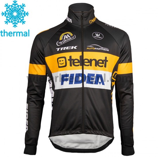 Wielershirt Lange Mouw en Lange Koersbroek 2017 Telenet Fidea Lions Winter M001
