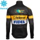 Wielershirt Lange Mouw en Lange Koersbroek 2017 Telenet Fidea Lions Winter M001
