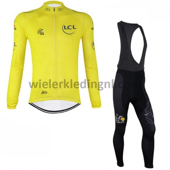 Wielershirt Lange Mouw en Lange Koersbroek 2018 Ronde van Frankrijk M001