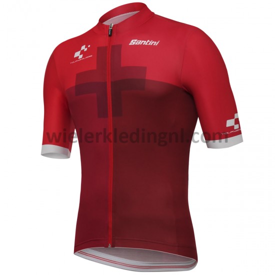 Wielershirt en Kort Koersbroek 2018 Ronde van Zwitserland M003