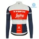 Wielershirt Lange Mouw en Lange Koersbroek 2020 Trek Segafredo Winter M001