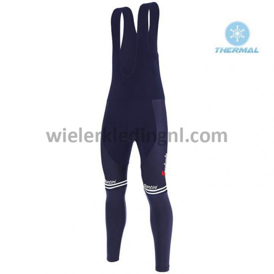 Wielershirt Lange Mouw en Lange Koersbroek 2020 Trek Segafredo Winter M001
