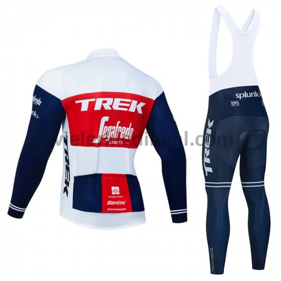 Wielershirt Lange Mouw en Lange Koersbroek 2020 Trek-Segafredo M001