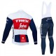 Wielershirt Lange Mouw en Lange Koersbroek 2020 Trek-Segafredo M001