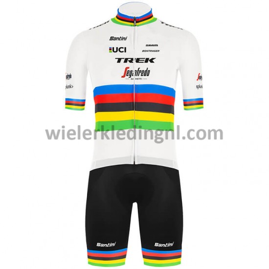Wielershirt en Kort Koersbroek 2020 Trek-Segafredo UCI World Champion M001
