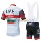Wielershirt en Kort Koersbroek 2021 UAE Team Emirates M001