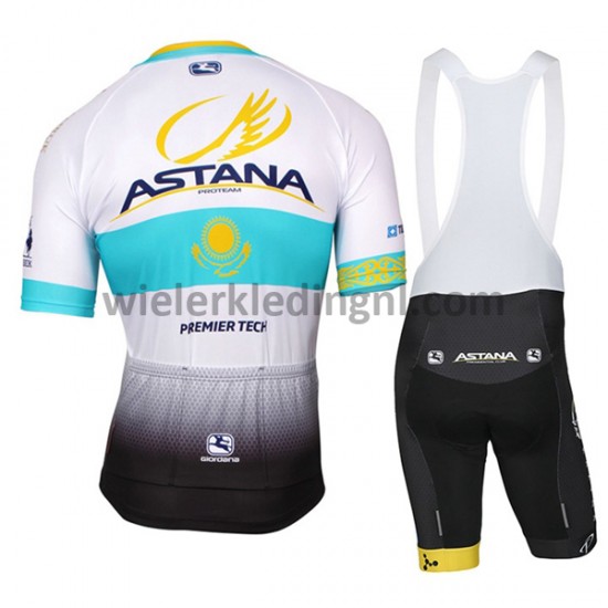 Wielershirt en Kort Koersbroek 2017 Astana Pro Team Dames M002