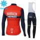 Wielershirt Lange Mouw en Lange Koersbroek 2017 Bahrain Merida Dames Winter M001