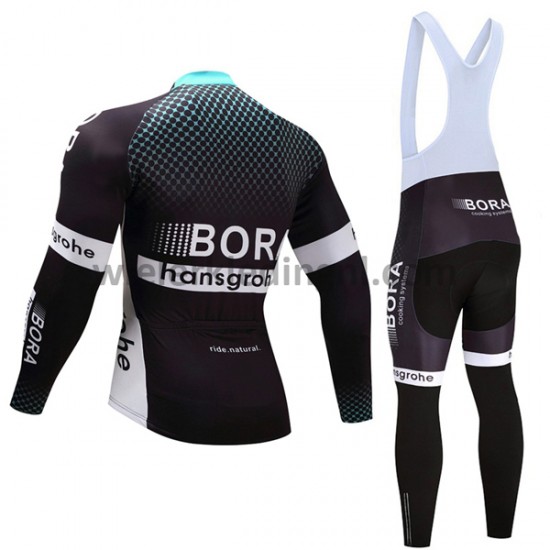 Wielershirt Lange Mouw en Lange Koersbroek 2017 Bora-Hansgrohe Dames M001