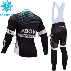 Wielershirt Lange Mouw en Lange Koersbroek 2017 Bora-Hansgrohe Dames Winter M001
