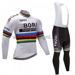 Wielershirt Lange Mouw en Lange Koersbroek 2017 Bora-Hansgrohe Dames M002