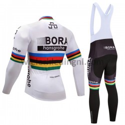 Wielershirt Lange Mouw en Lange Koersbroek 2017 Bora-Hansgrohe Dames M002