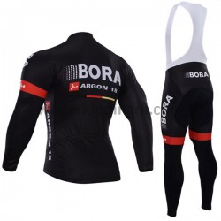 Wielershirt Lange Mouw en Lange Koersbroek 2017 Bora-Hansgrohe Dames M003