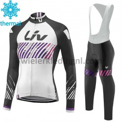 Wielershirt Lange Mouw en Lange Koersbroek 2017 CCC Liv Dames Winter M007