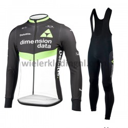 Wielershirt Lange Mouw en Lange Koersbroek 2017 Dimension Data Dames M001