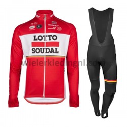 Wielershirt Lange Mouw en Lange Koersbroek 2017 Lotto Soudal Dames M001