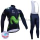 Wielershirt Lange Mouw en Lange Koersbroek 2017 Movistar Team Dames Winter M001 Wielershirt Lange Mouw en Lange Koersbroek 2017 Movistar Team Dames Winter M001