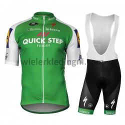 Wielershirt en Kort Koersbroek 2017 Quick-Step Floors Dames M002