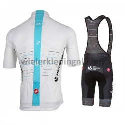Wielershirt en Kort Koersbroek 2017 Team Sky Dames M003