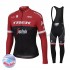 Wielershirt Lange Mouw en Lange Koersbroek 2017 Trek-Segafredo Dames Winter M001
