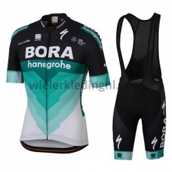Wielershirt en Kort Koersbroek 2018 Bora Hansgrohe Dames M001