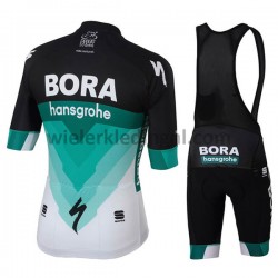 Wielershirt en Kort Koersbroek 2018 Bora Hansgrohe Dames M001