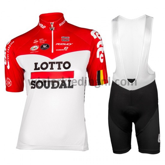 Wielershirt en Kort Koersbroek 2018 Lotto Soudal Dames M001
