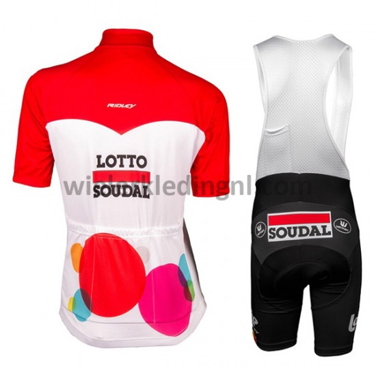 Wielershirt en Kort Koersbroek 2018 Lotto Soudal Dames M001