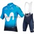 Wielershirt en Kort Koersbroek 2018 Movistar Team Dames M001