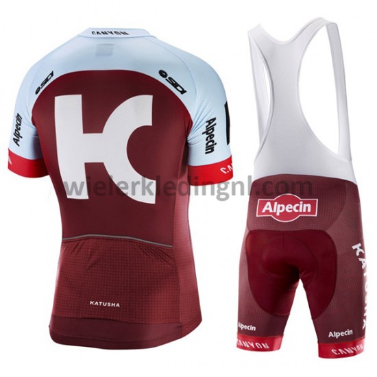 Wielershirt en Kort Koersbroek 2018 Team Katusha Alpecin Dames M001