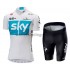Wielershirt en Kort Fietsbroek 2018 Team Sky Dames M001