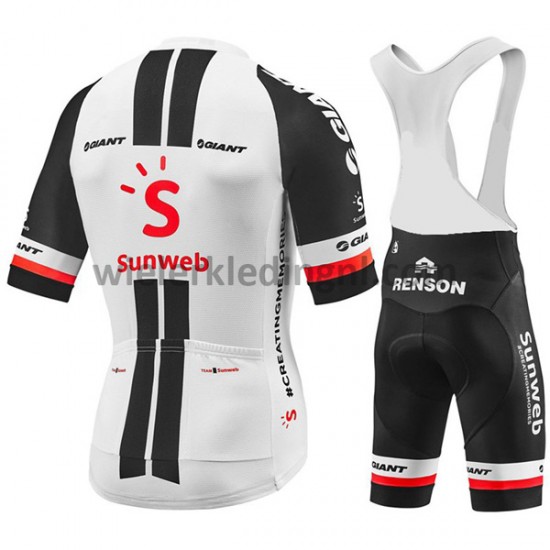 Wielershirt en Kort Koersbroek 2018 Team Sunweb Dames M001