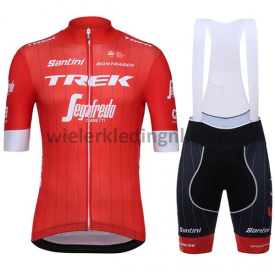 Wielershirt en Kort Koersbroek 2018 Trek-Segafredo Dames M001